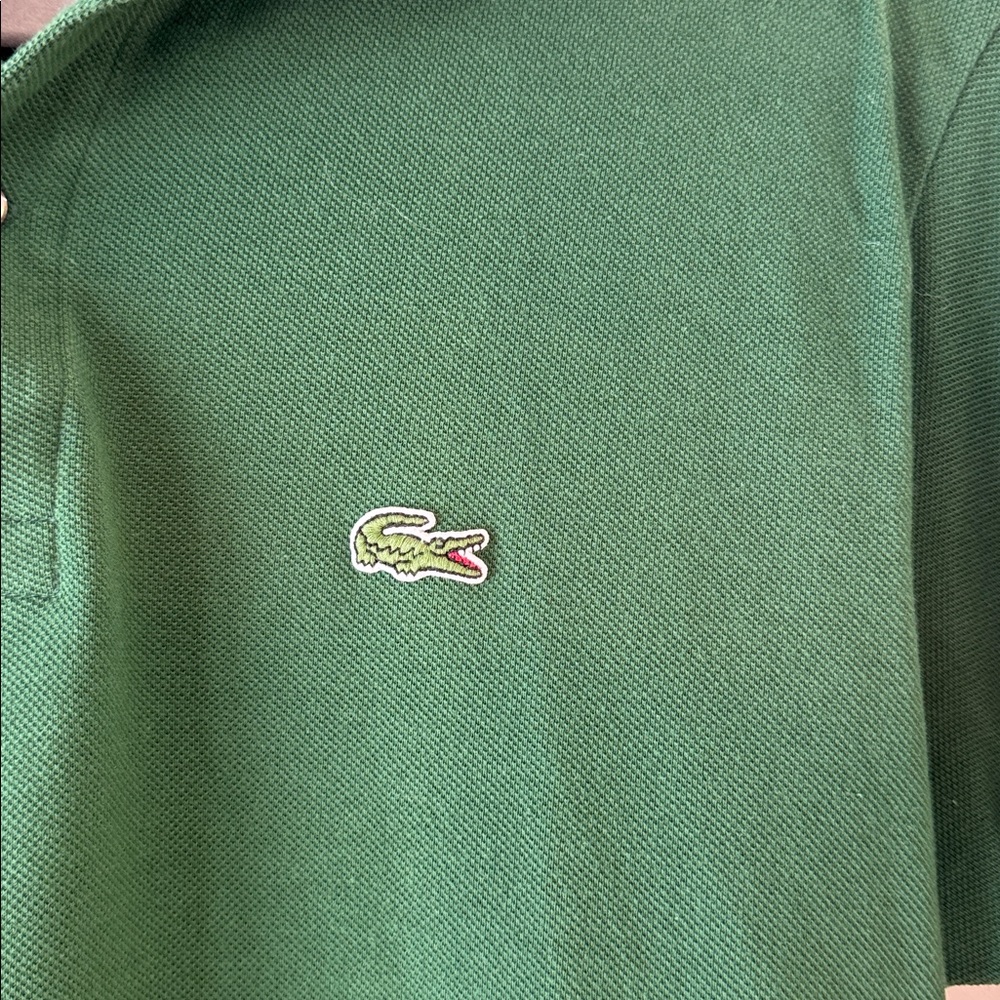 Lacoste Men's Green Polo Shirt - Picture 5 of 16